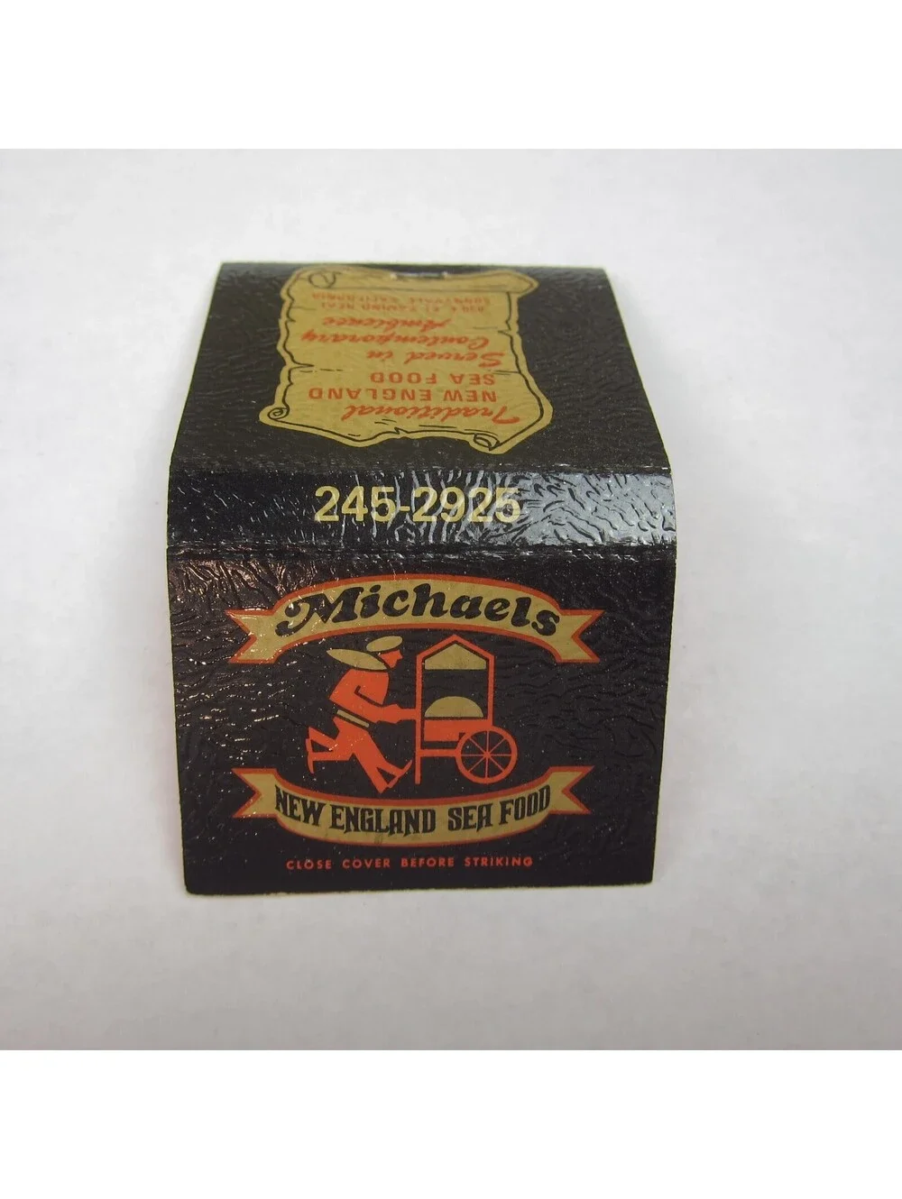 4 Matchbook Covers Hill Country, Shirt Tail, Tarr & Feathers Saloon, Michaels CA